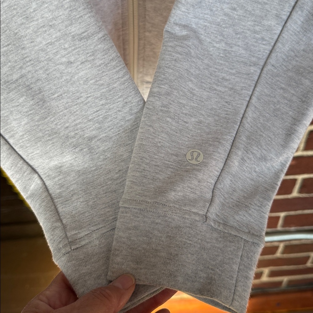 Men's Lululemon City Sweat Full Zip Hoodie L Gray Sweatshirt - Picture 6 of 7